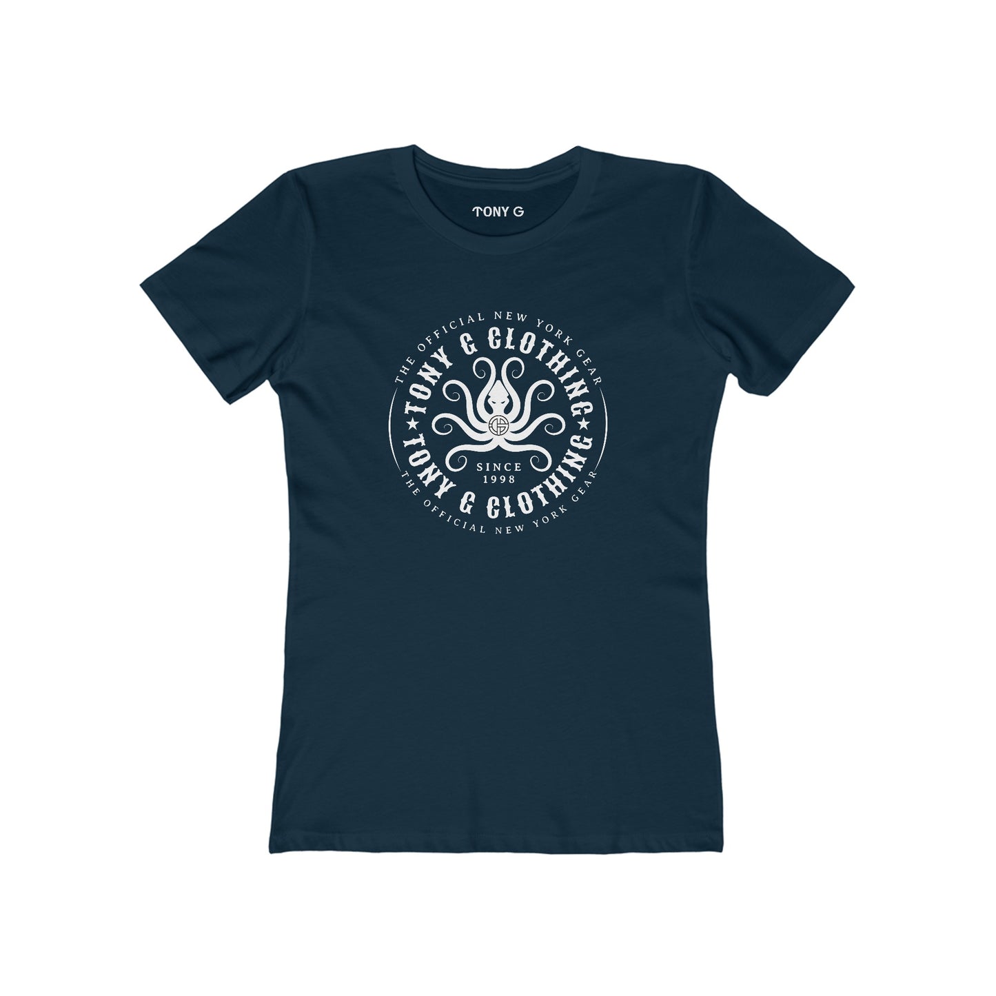 TONY Gamochonia 1 Women's Feminine Cut Classic Boyfriend Tee, featuring the TONY Gamochonia 1 design