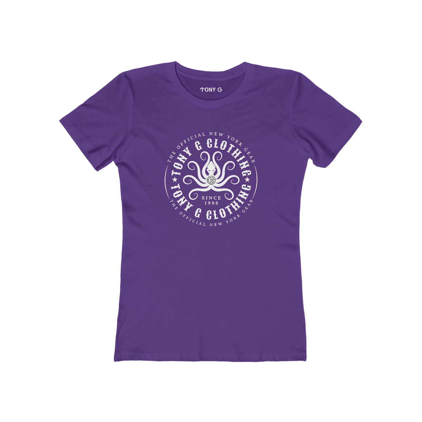 TONY Gamochonia 1 Women's Feminine Cut Classic Boyfriend Tee, featuring the TONY Gamochonia 1 design