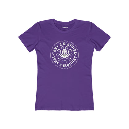 TONY Gamochonia 1 Women's Feminine Cut Classic Boyfriend Tee, featuring the TONY Gamochonia 1 design