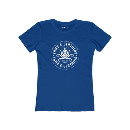 TONY Gamochonia 1 Women's Feminine Cut Classic Boyfriend Tee, featuring the TONY Gamochonia 1 design