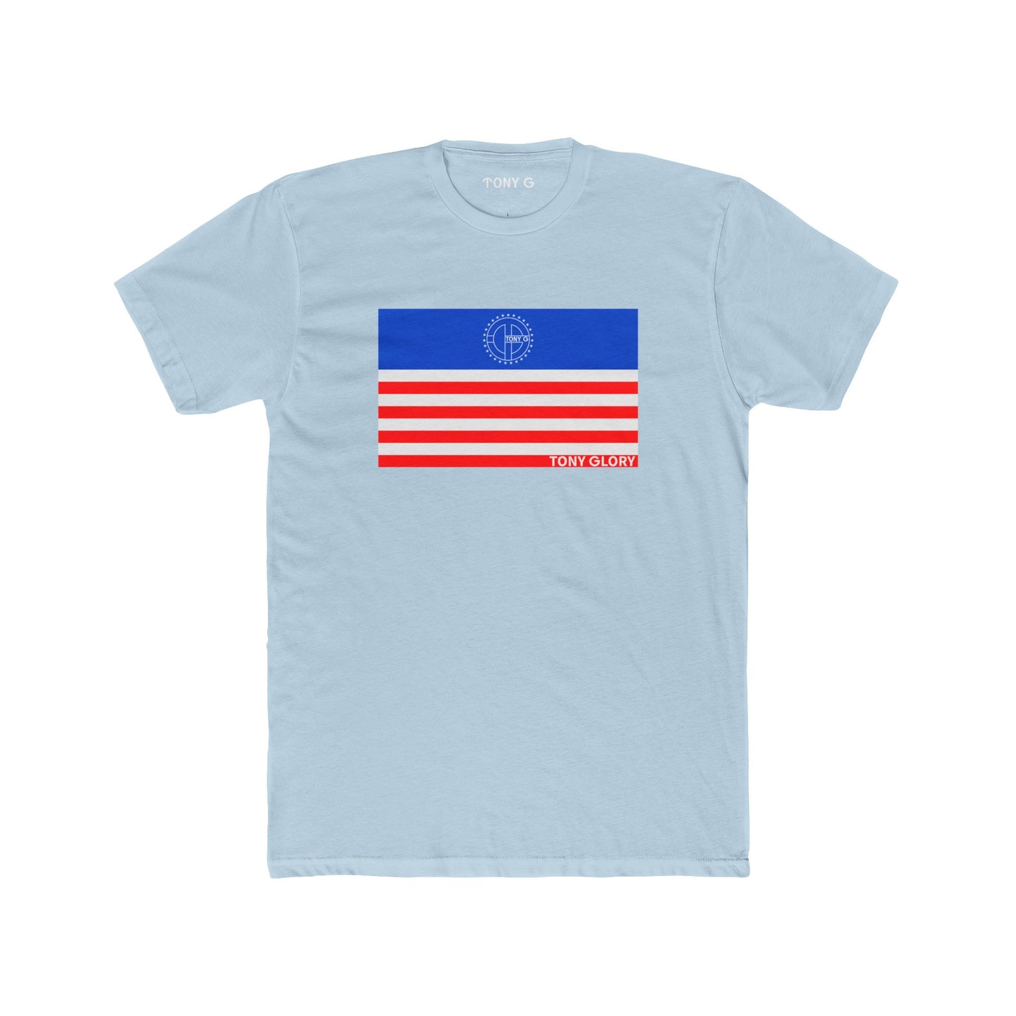 TONY Glory 2(USA) Men's Cotton Crew Tee, featuring the TONY Glory 2(USA) design