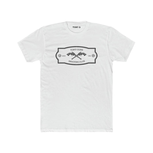 TONY Gun Men's Cotton Crew Tee, featuring the TONY Gun design