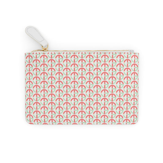 TONY G Mini Clutch Bag, adorned with the TG Logo Vintage #4 Monogram Pattern