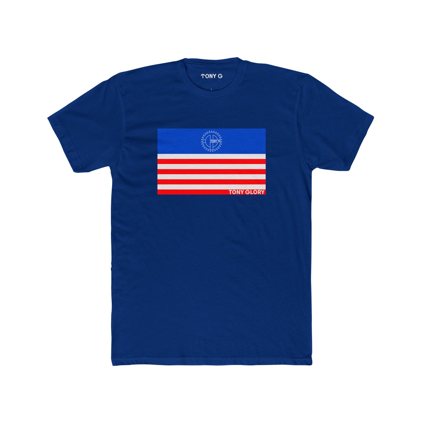 TONY Glory 2(USA) Men's Cotton Crew Tee, featuring the TONY Glory 2(USA) design