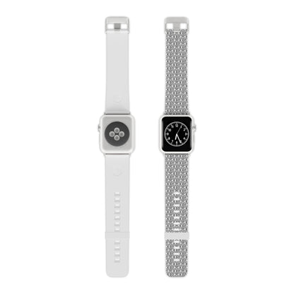 TONY G Watch Band for Apple Watch, featuring the TG Logo Outline Monogram Pattern