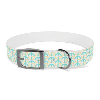 TONY G Dog Collar, featuring the TG Logo #3 Monogram Pattern