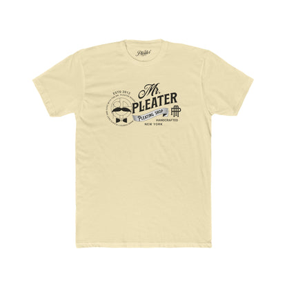 Mr. Pleater By TONY G Men's Cotton Crew Tee, featuring the Pleating Shop design
