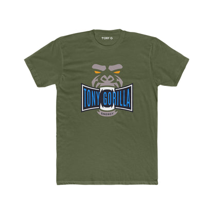 TONY Gorilla Men's Cotton Crew Tee, featuring the TONY Gorilla design