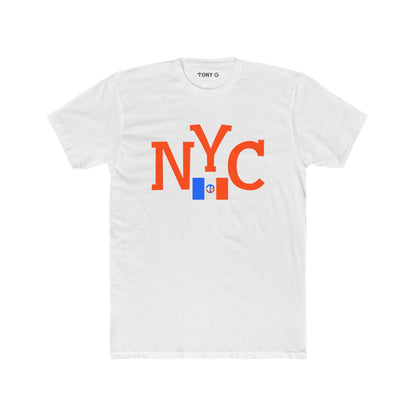 TONY G Men's Cotton Crew Tee, featuring the TONY G NYC design