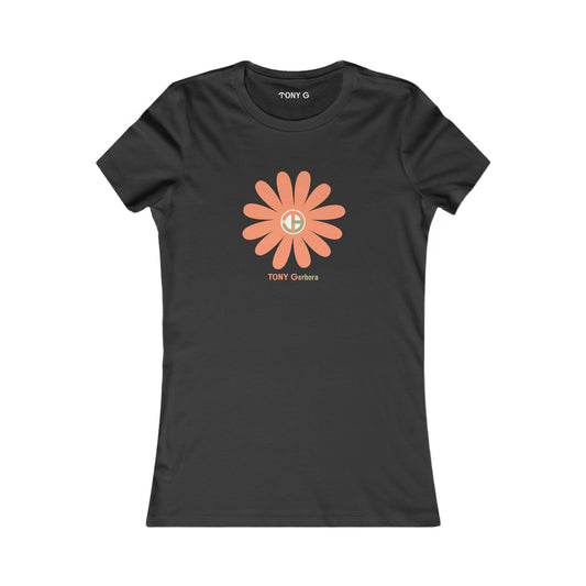 TONY Gerbera(#1 of 12) Women's Favorite Tee, adorned with the TONY Gerbera #1 design