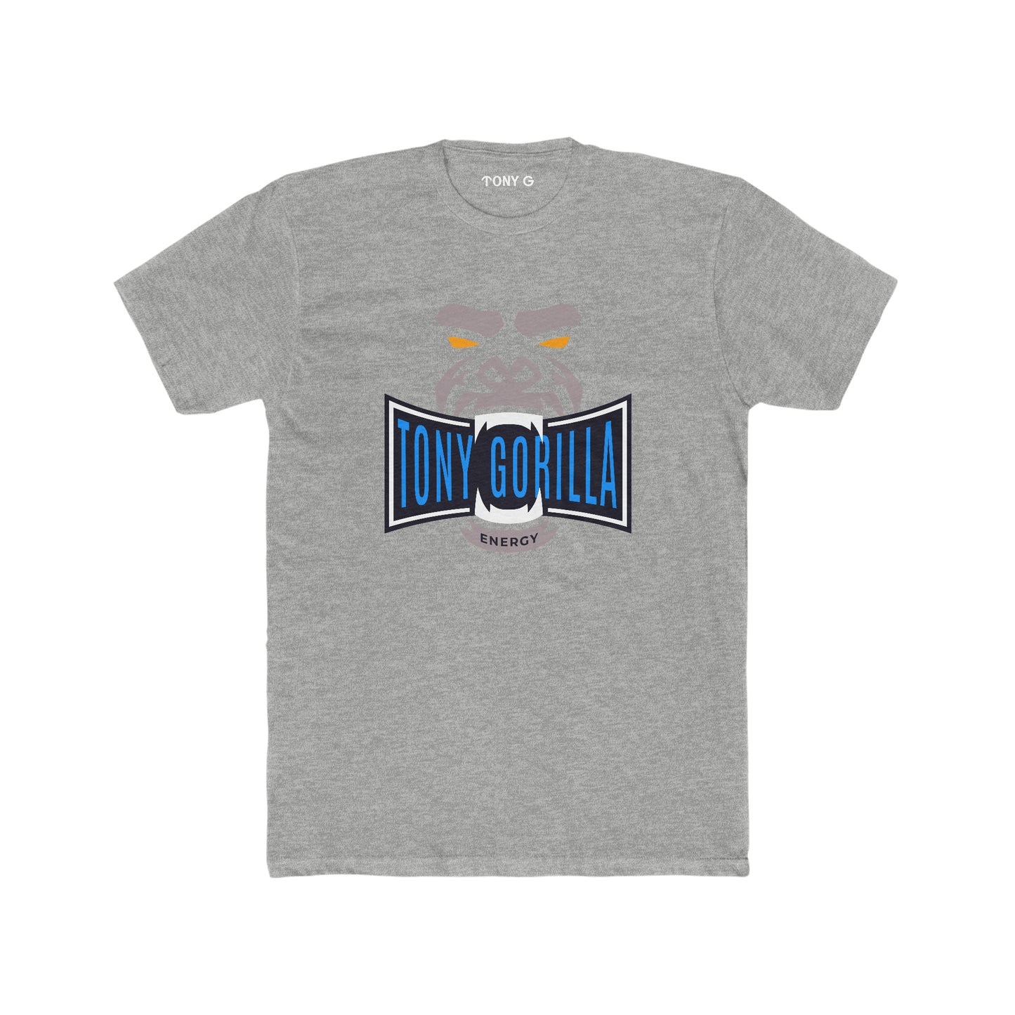 TONY Gorilla Men's Cotton Crew Tee, featuring the TONY Gorilla design