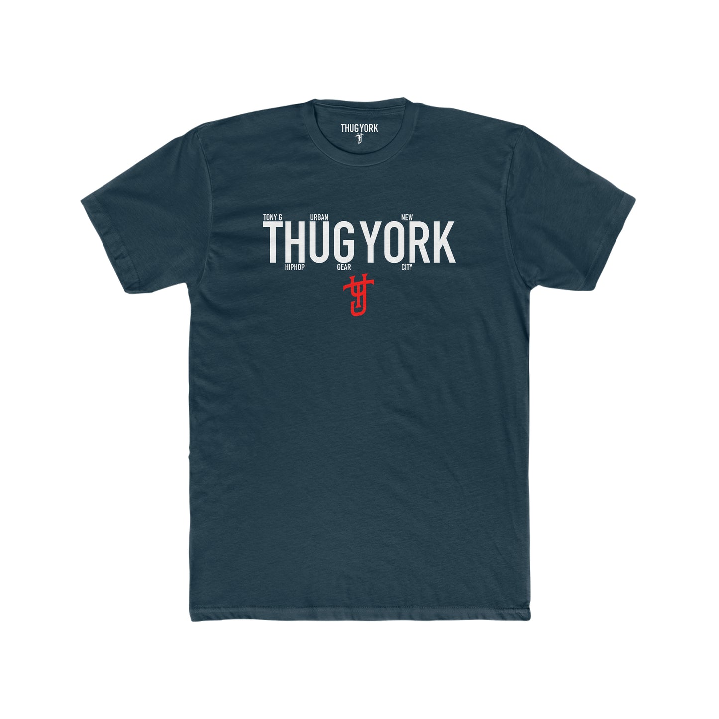 THUG YORK By TONY G Men's Cotton Crew Tee, featuring the THUG YORK Logo