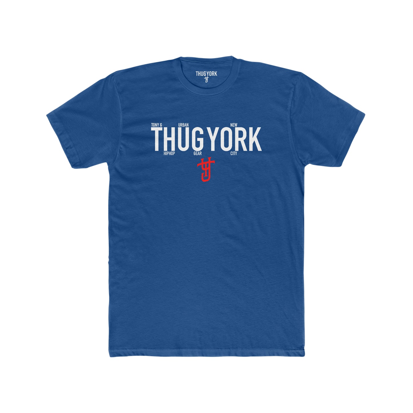THUG YORK By TONY G Men's Cotton Crew Tee, featuring the THUG YORK Logo
