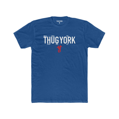 THUG YORK By TONY G Men's Cotton Crew Tee, featuring the THUG YORK Logo