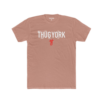 THUG YORK By TONY G Men's Cotton Crew Tee, featuring the THUG YORK Logo