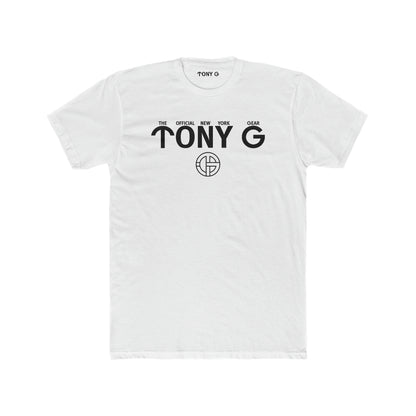 TONY G Men's Cotton Crew Tee, featuring the TONY G Logo & TG Logo Outline
