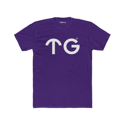 TONY G Men's Cotton Crew Tee, featuring the T&G Logo
