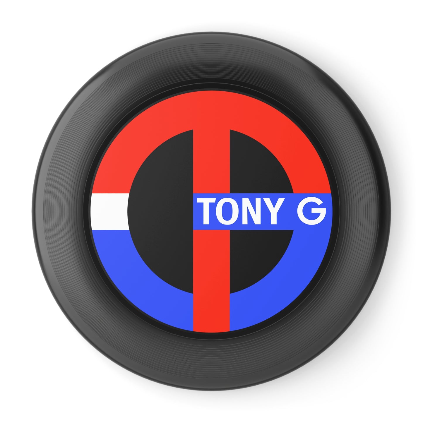 TONY G Wham-O Frisbee, featuring the TG Logo USA Monogram