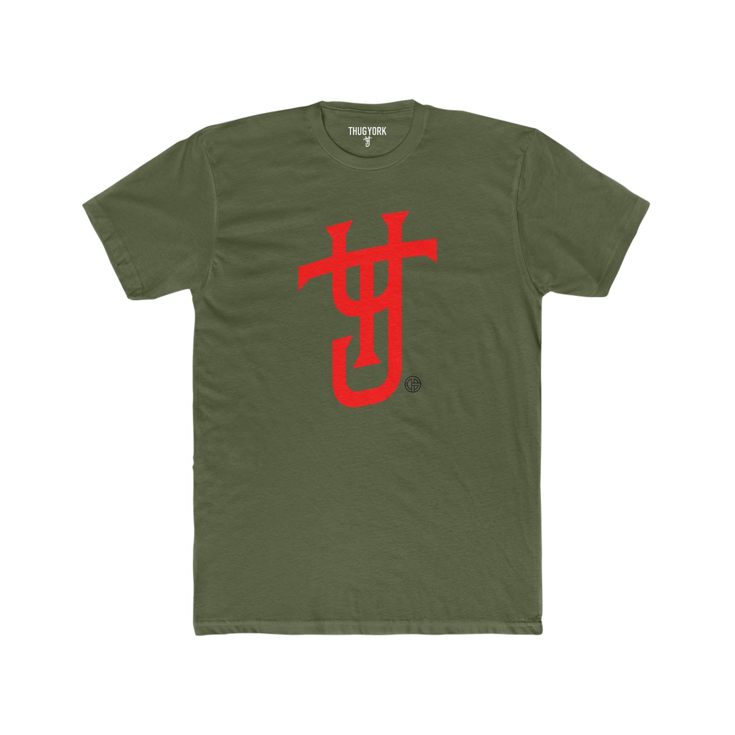 THUG YORK By TONY G Men's Cotton Crew Tee, featuring the THUG YORK Monogram