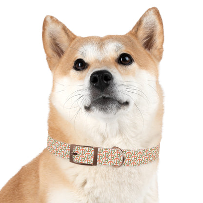 TONY G Dog Collar, featuring the TG Logo #1 Monogram Pattern