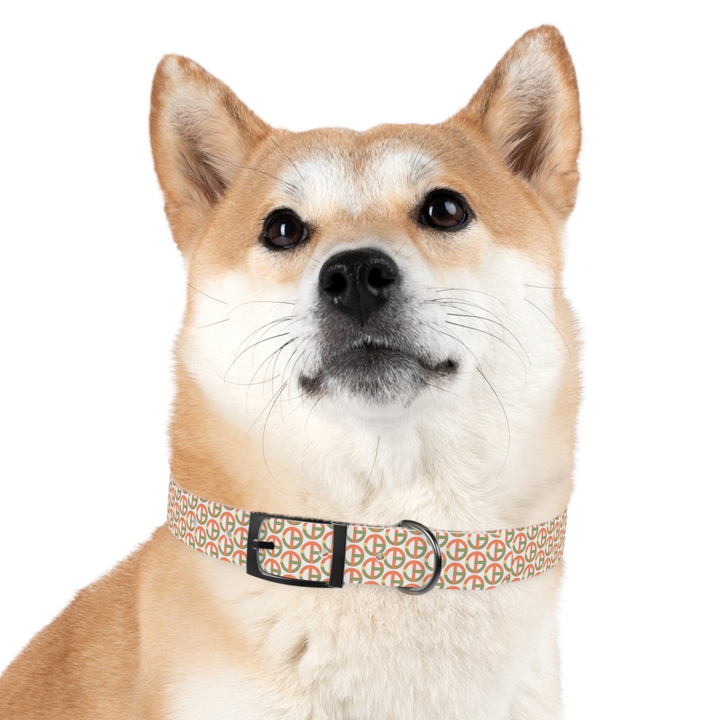 TONY G Dog Collar, featuring the TG Logo #1 Monogram Pattern