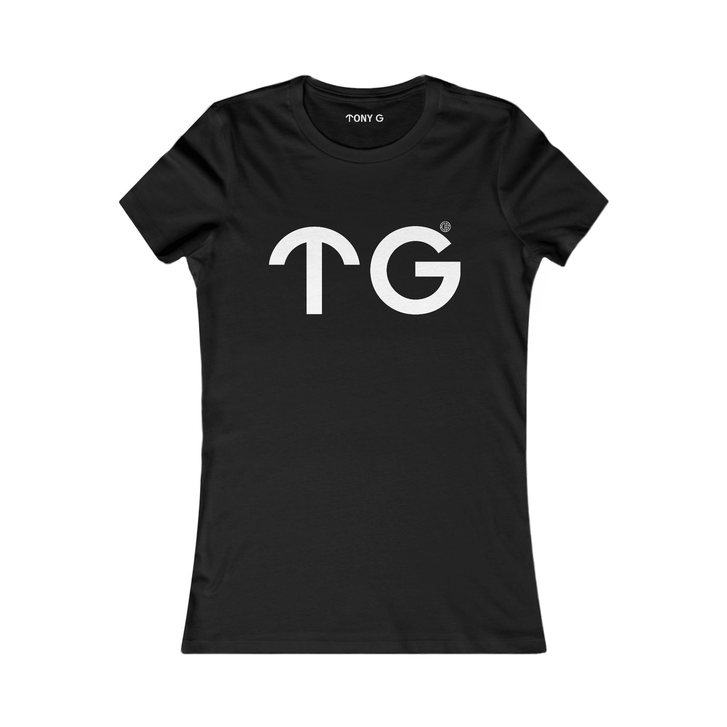TONY G Women's Favorite Tee, adorned with the T&G Logo