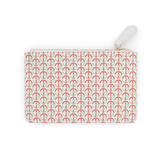 TONY G Mini Clutch Bag, adorned with the TG Logo Vintage #4 Monogram Pattern