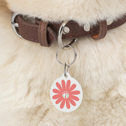 TONY G Pet Tag, featuring TONY Gerbera #4 and TG Logo #4 Monogram