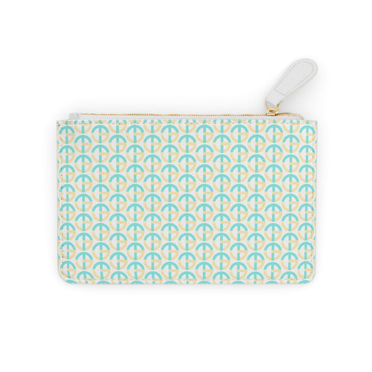 TONY G Mini Clutch Bag, adorned with the TG Logo Vintage #3 Monogram Pattern