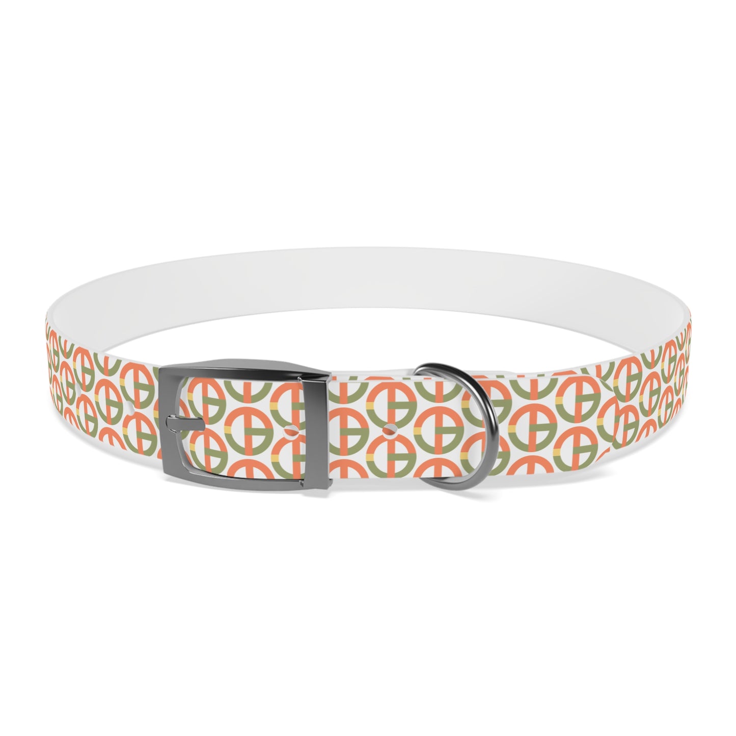 TONY G Dog Collar, featuring the TG Logo #1 Monogram Pattern