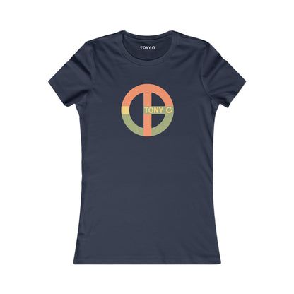 TONY G Women's Favorite Tee, adorned with the TG Logo Vintage #1 Monogram