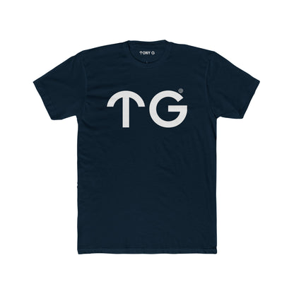 TONY G Men's Cotton Crew Tee, featuring the T&G Logo