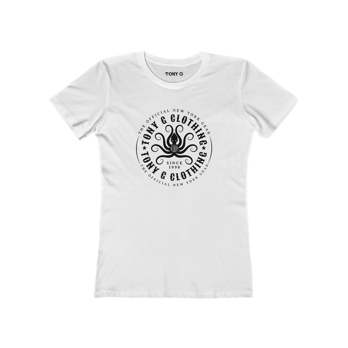 TONY Gamochonia 1 Women's Feminine Cut Classic Boyfriend Tee, featuring the TONY Gamochonia 1 design