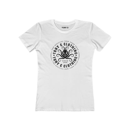 TONY Gamochonia 1 Women's Feminine Cut Classic Boyfriend Tee, featuring the TONY Gamochonia 1 design
