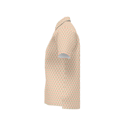TONY G Women's Classic Fit Polo Shirt, adorned with the TG Logo #1 Monogram Pattern