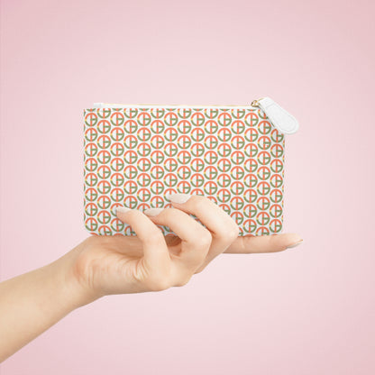 TONY G Mini Clutch Bag, adorned with the TG Logo Vintage #1 Monogram Pattern