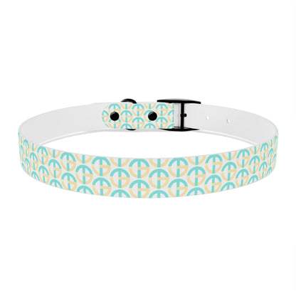 TONY G Dog Collar, featuring the TG Logo #3 Monogram Pattern
