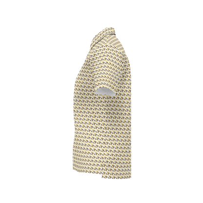 TONY G Women's Classic Fit Polo Shirt, adorned with the TG Logo #9 Monogram Pattern