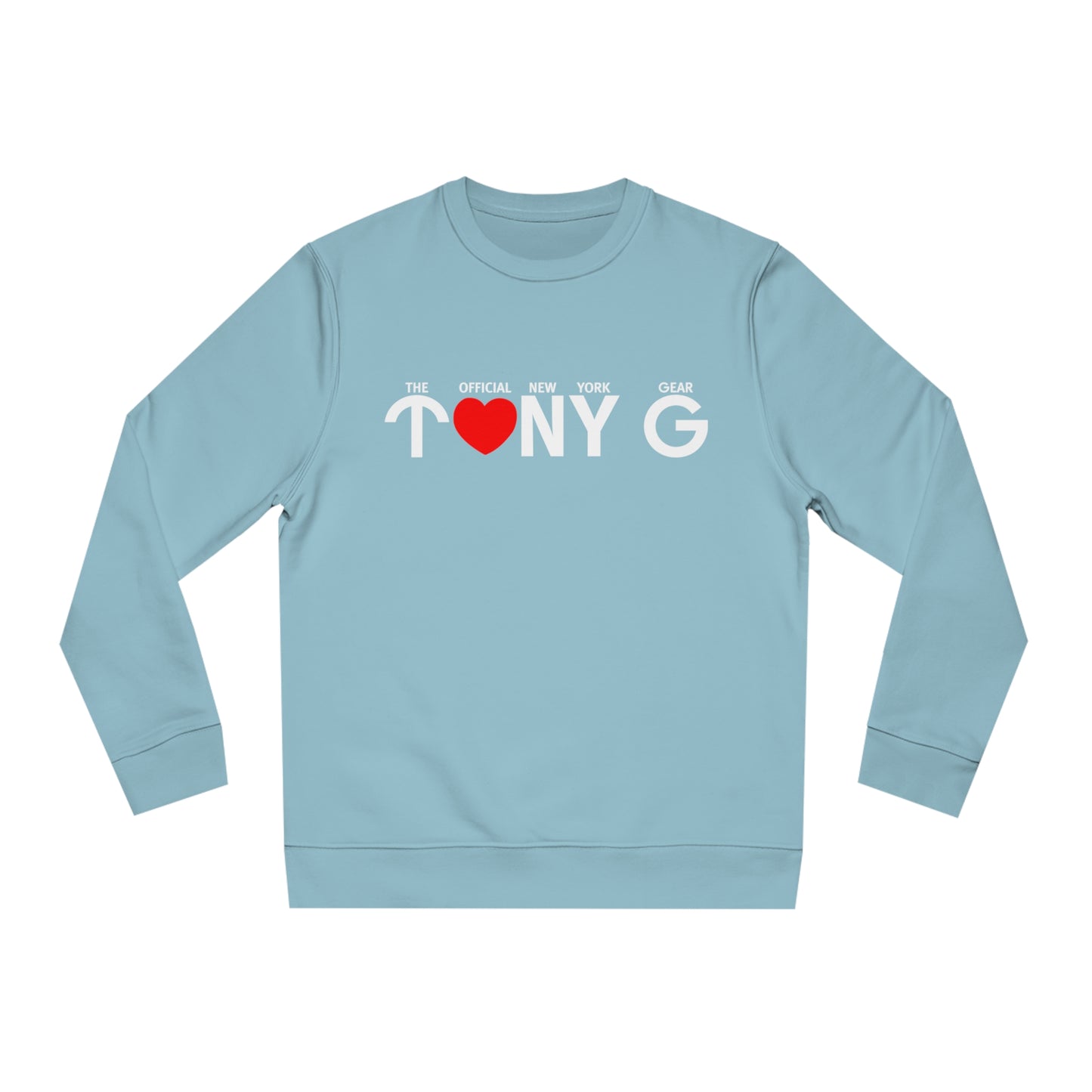 TONY G Unisex Changer Sweatshirt, featuring the TONY G Heart design