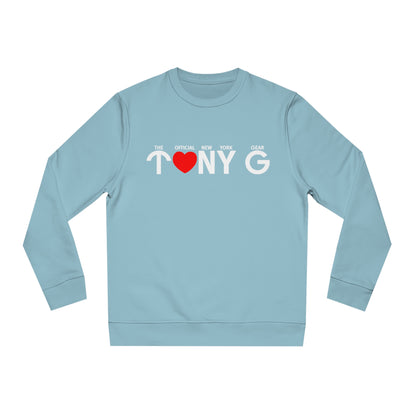 TONY G Unisex Changer Sweatshirt, featuring the TONY G Heart design