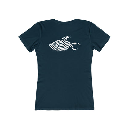 TONY Goldfish Women's Feminine Cut Classic Boyfriend Tee, featuring the TONY Goldfish designs