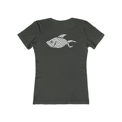 TONY Goldfish Women's Feminine Cut Classic Boyfriend Tee, featuring the TONY Goldfish designs