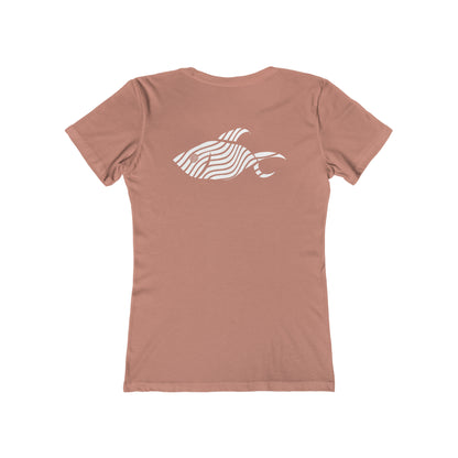 TONY Goldfish Women's Feminine Cut Classic Boyfriend Tee, featuring the TONY Goldfish designs