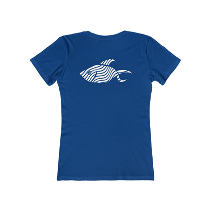 TONY Goldfish Women's Feminine Cut Classic Boyfriend Tee, featuring the TONY Goldfish designs