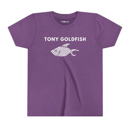 TONY Goldfish Youth Short Sleeve Tee, featuring the TONY Goldfish designs