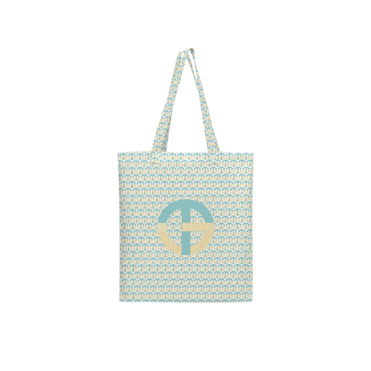 TONY G, TG Logo #3 Monogram Pattern, Large City Tote Bag with an inside pocket.