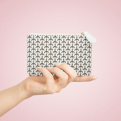 TONY G Mini Clutch Bag, adorned with the TG Logo Vintage #2 Monogram Pattern