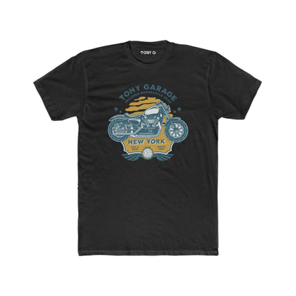 TONY Garage 1 Men's Cotton Crew Tee, featuring the TONY Garage 1 design