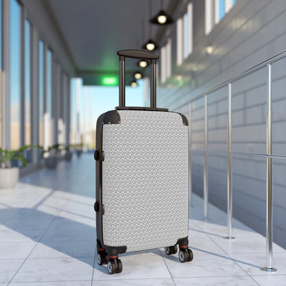 TONY G Suitcase, featuring the TG Logo Outline Monogram Pattern