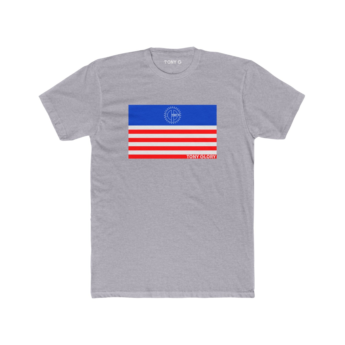 TONY Glory 2(USA) Men's Cotton Crew Tee, featuring the TONY Glory 2(USA) design